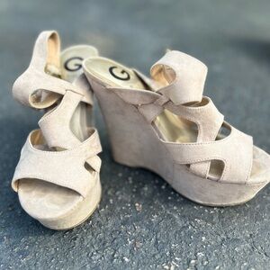GUESS Beige Women's Sandals
